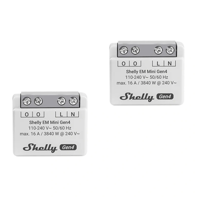 Licznik energii SHELLY EM Mini Gen4 2 sztuki