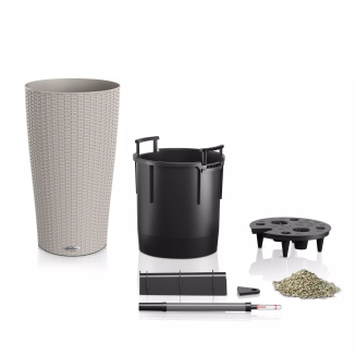  Lechuza flowerpot Cilindro Cottage 23 | 32 granite - 2
