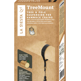 Zestaw do montażu foteli hamakowych La Siesta TreeMount Black - 3