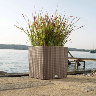  Lechuza Cube Cottage 30 planter | 40 | 50 graphite black - 12
