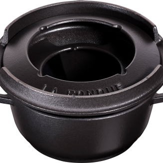 Zestaw do fondue Staub - 16 cm, Czarny - 4
