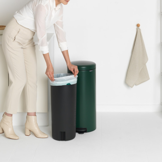Kosz łazienkowy Brabantia Mineral NewIcon 30l pine green - 9