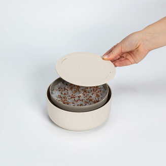 Kiełkownica Urbalive Microgreens ECO beżowy 16 cm - 5