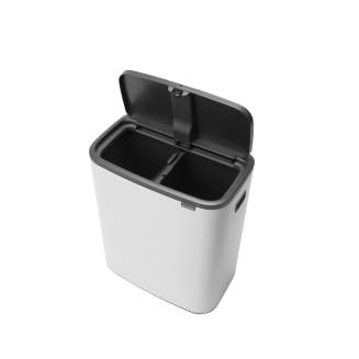 Kosz Brabantia Bo Touch Bin 2x30l biały - 3