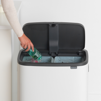 Kosz Brabantia Bo Touch Bin 2x30l biały - 5