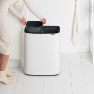 Kosz Brabantia Bo Touch Bin 2x30l biały - 7