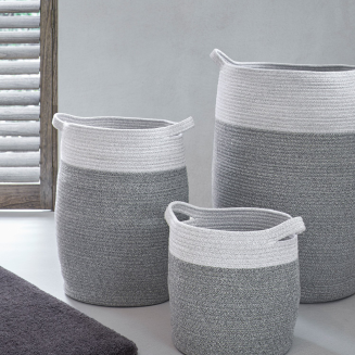 Kosz na pranie Aquanova Osman Silver Grey 45 l - 4