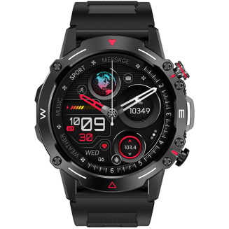 Smartwatch VELTORI VT110-1 Czarny Pasek Silikonowy - 2