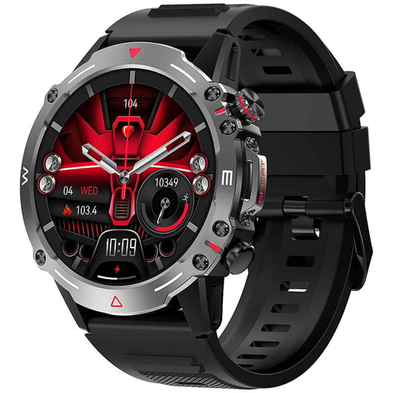 Smartwatch VELTORI VT110-1 Czarny Pasek Silikonowy