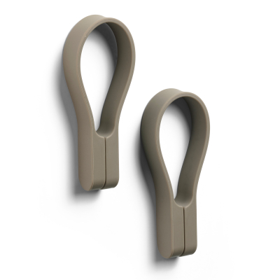  Magnetic wall hooks Zone Denmark Loop Taupe 2 pcs.