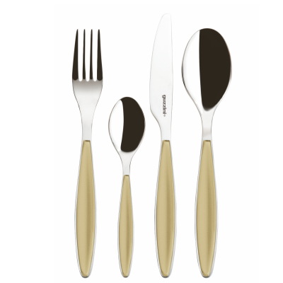 Guzzini Feeling cutlery set, 24 pieces, beige