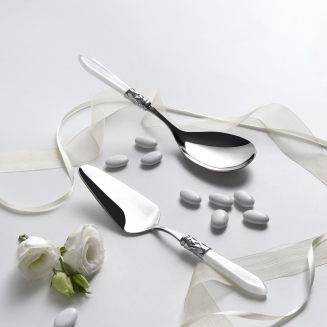 Łyżka do sałatek Casa Bugatti Aladdin White/Steel - 3