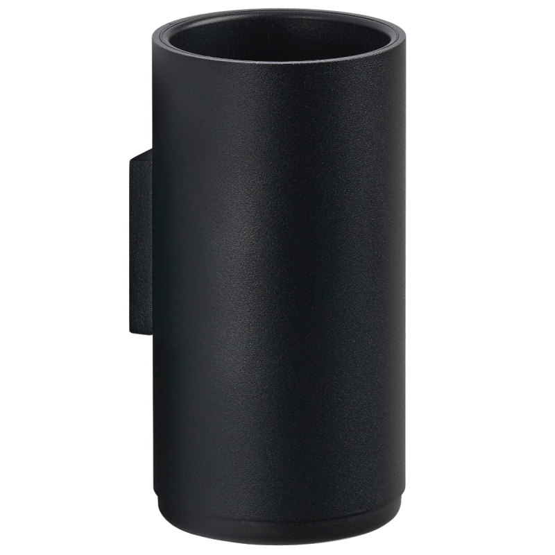 Zone Denmark Rim Black Wall Toothbrush Cup