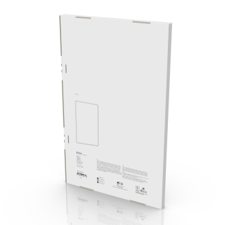 Lustro ścienne Zone Denmark Rim White 70x44 cm - 2