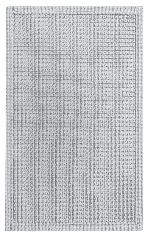  Bricini Be Vegan Silver bathroom rug 50x80 cm