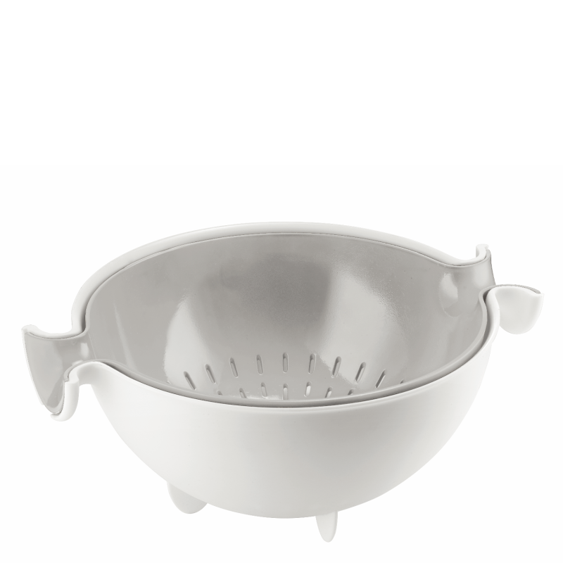  Guzzini Spin&Drain colander-bowl, gray