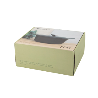 BergHOFF | Garnek żeliwny z pokrywą. czarny 24  cm 4.2 l - 4