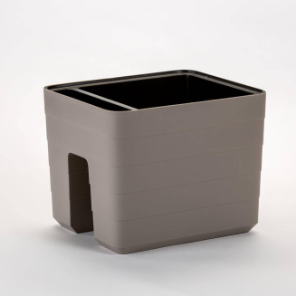 Balkonowa donica samo-nawadniająca Urbalive Berberis beżowy 26x30 cm - 2