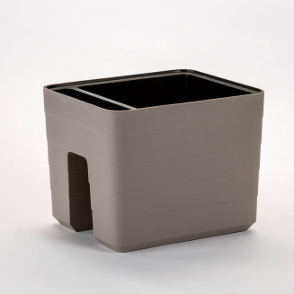 Balkonowa donica samo-nawadniająca Urbalive Berberis beżowy 26x30 cm - 2