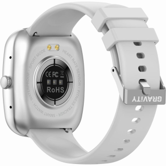 Smartwatch Damski GRAVITY GT18-5 Czarny Pasek Silikonowy + Szary Pasek - 8