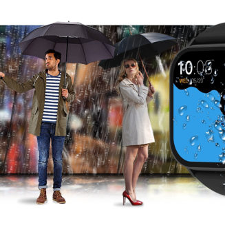 Smartwatch Gravity GT15-1 Czarny Pasek Silikonowy + Czarna Bransoleta - 22