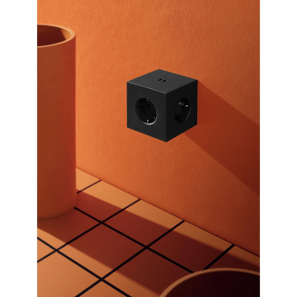 Rozszerzacz gniazd Avolt Square 2 z podwójnym USB-C o mocy 30 W beżowy - 5