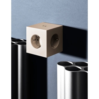 Rozszerzacz gniazd Avolt Square 2 z podwójnym USB-C o mocy 30 W beżowy - 11