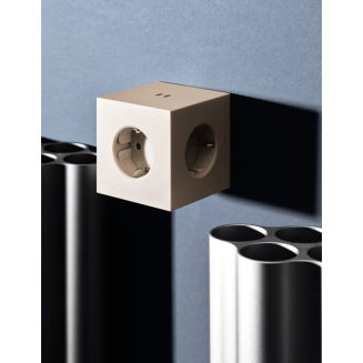 Rozszerzacz gniazd Avolt Square 2 z podwójnym USB-C o mocy 30 W beżowy - 11