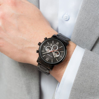 Zegarek Męski PAUL LORENS PL20017B-1A5 + BOX - 4