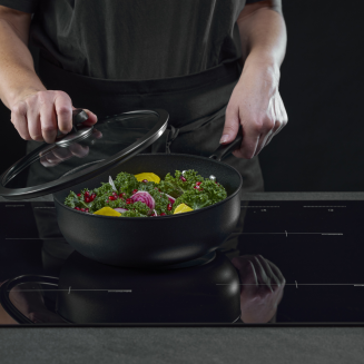 Patelnia głęboka Scanpan Pro SB+ 28 cm z pokrywą - 4