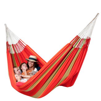  La Siesta Flora chilli king size hammock - 2