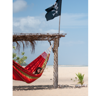  La Siesta Flora chilli king size hammock - 4