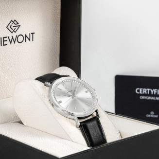 Zegarek Damski Giewont Sapphire Srebrny GW5390-A1 - 9