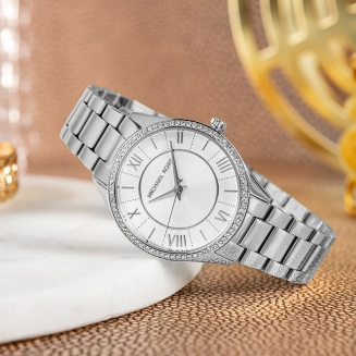 Zegarek Damski Michael Kors Lauryn + biżuteria MK4851SET + BOX - 6