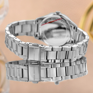 Zegarek Damski Michael Kors Lauryn + biżuteria MK4851SET + BOX - 7
