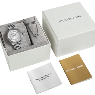 Zegarek Damski Michael Kors Lauryn + biżuteria MK4851SET + BOX - 8