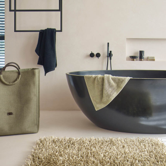 Kosz na pranie Aquanova Jada Silver Grey - 4