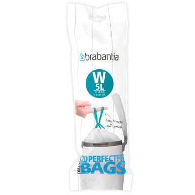 Worki na śmieci Brabantia PerfectFit Bags rozmiar W 5l 20 szt