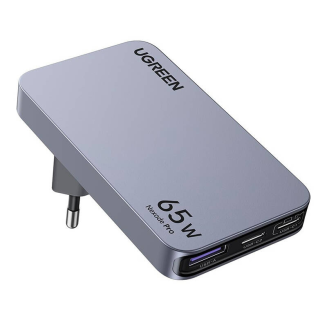 Płaska ładowarka sieciowa Ugreen Nexode Pro 65W, GaN, 2x USB-C + USB - 2