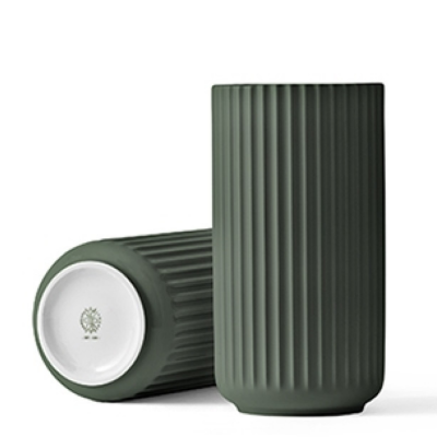  Lyngby vase 25 cm dark green