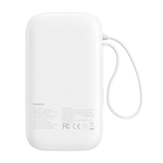 Powerbank Baseus QPow 2 20000mAh 30W 2xUSB-C (biały) - 6