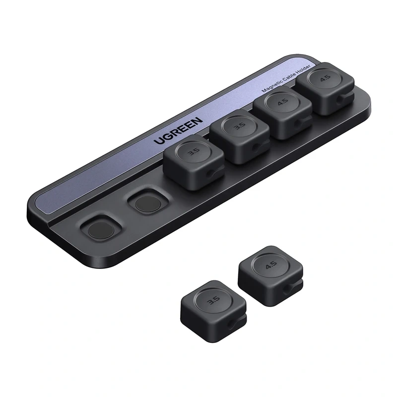 Organizer na kable UGREEN LP987 magnetyczny (czarny)