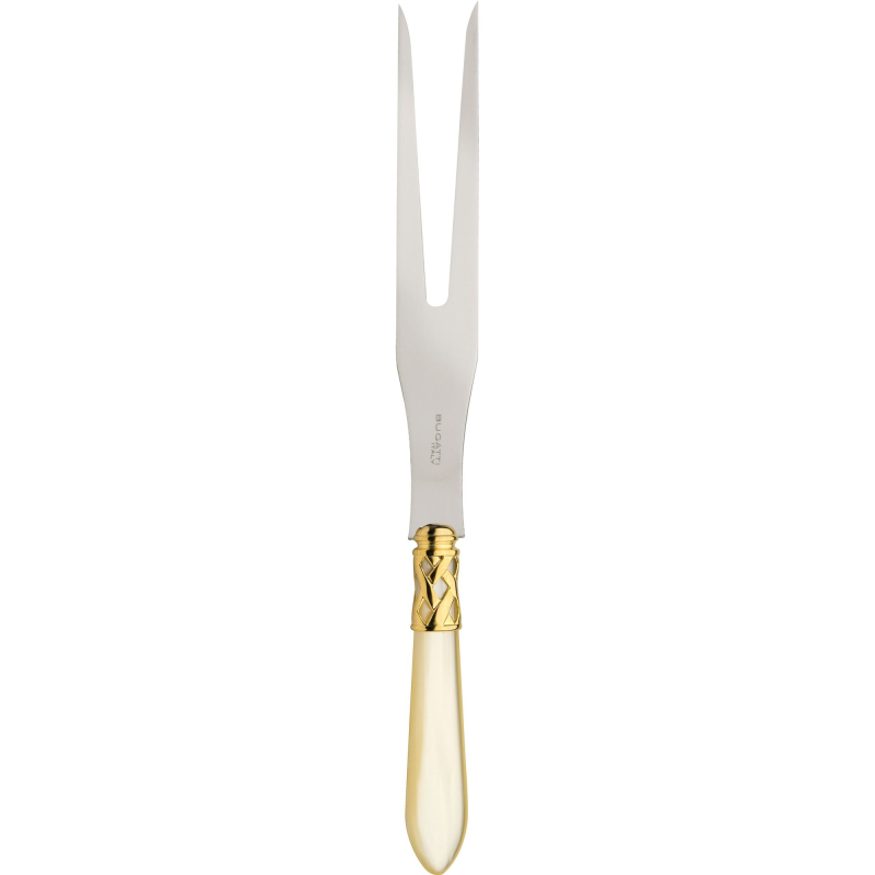 Widelec do pieczeni Casa Bugatti Aladdin Ivory/Gold