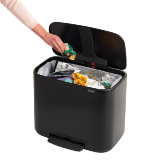 Kosz na śmieci Brabantia Bo 36l czarny matowy - 3
