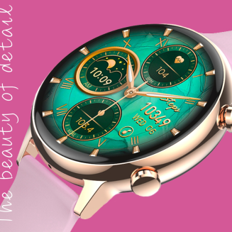 Smartwatch Damski RUBICON RNCF09 Rose Gold/Pink SMARUB234 - 10