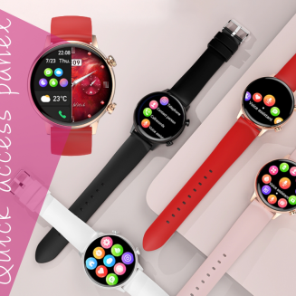 Smartwatch Damski RUBICON RNCF09 Rose Gold/Pink SMARUB234 - 11