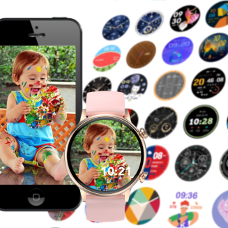 Smartwatch Damski RUBICON RNCF09 Rose Gold/Pink SMARUB234 - 4