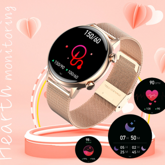 Smartwatch Damski RUBICON RNCF09 Rose Gold/Pink SMARUB234 - 7