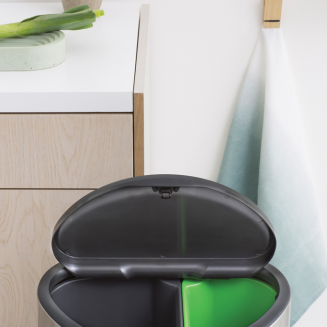  Touch Bin 23+10l, brushed steel - 5