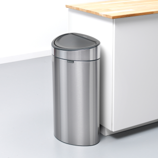  Touch Bin 23+10l, brushed steel - 7